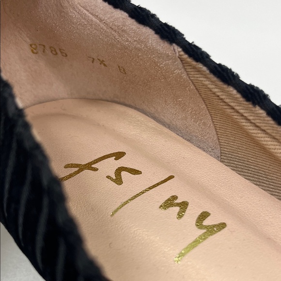 French Sole Elka Velvet Ballet Flat in Black Size 7.5 - Picture 5 of 8